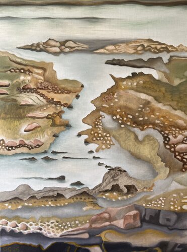 Estran 2 by Guillaine Querrien, Painting for Sale on Singulart