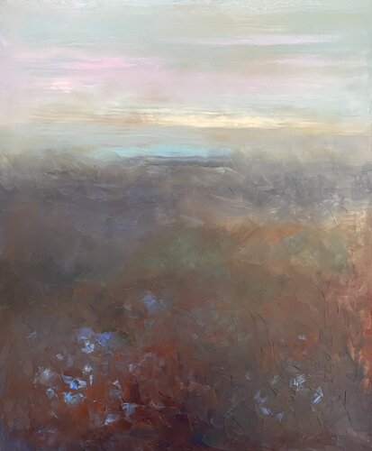 Night fog van Natalia Cherepovich, Schilderij te koop op Singulart