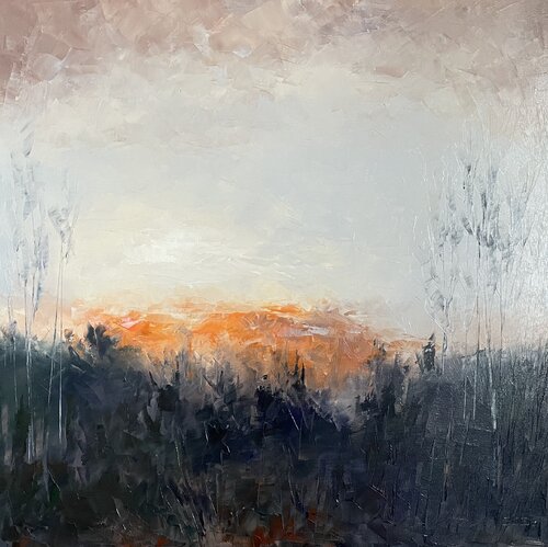 Mystical evening par Natalia Cherepovich, Peinture en vente sur Singulart