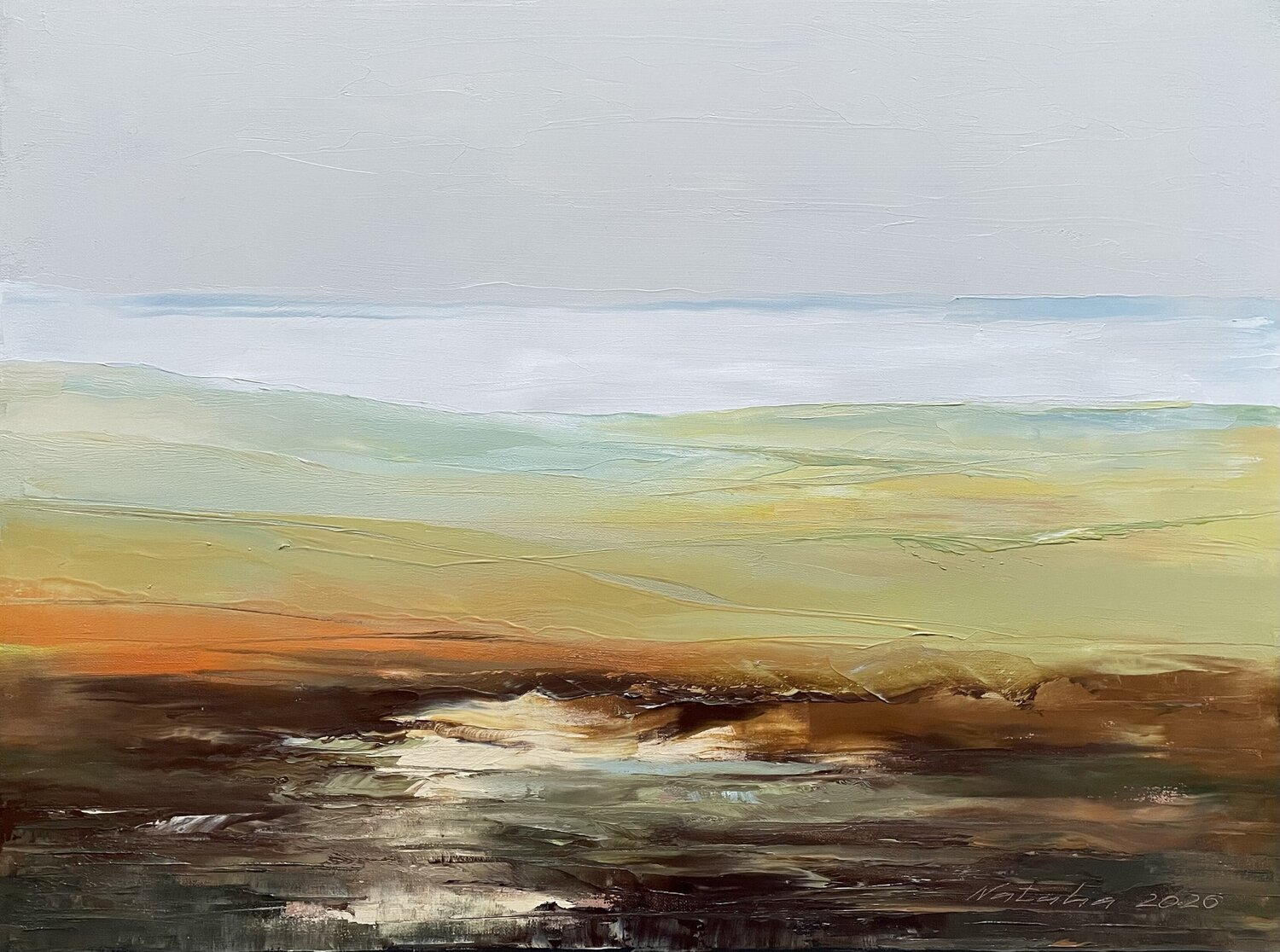 Coast Natalia Cherepovich Peinture originale à vendre