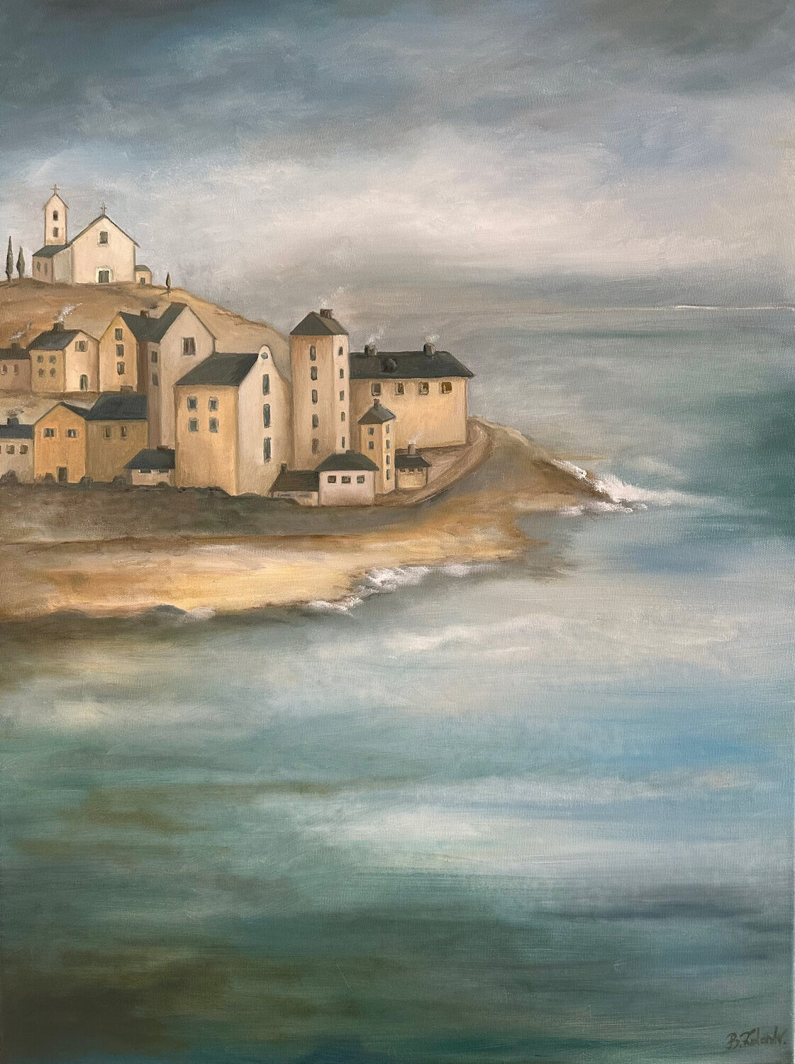 THE MORNING Beata Zdankiewicz Original painting for sale