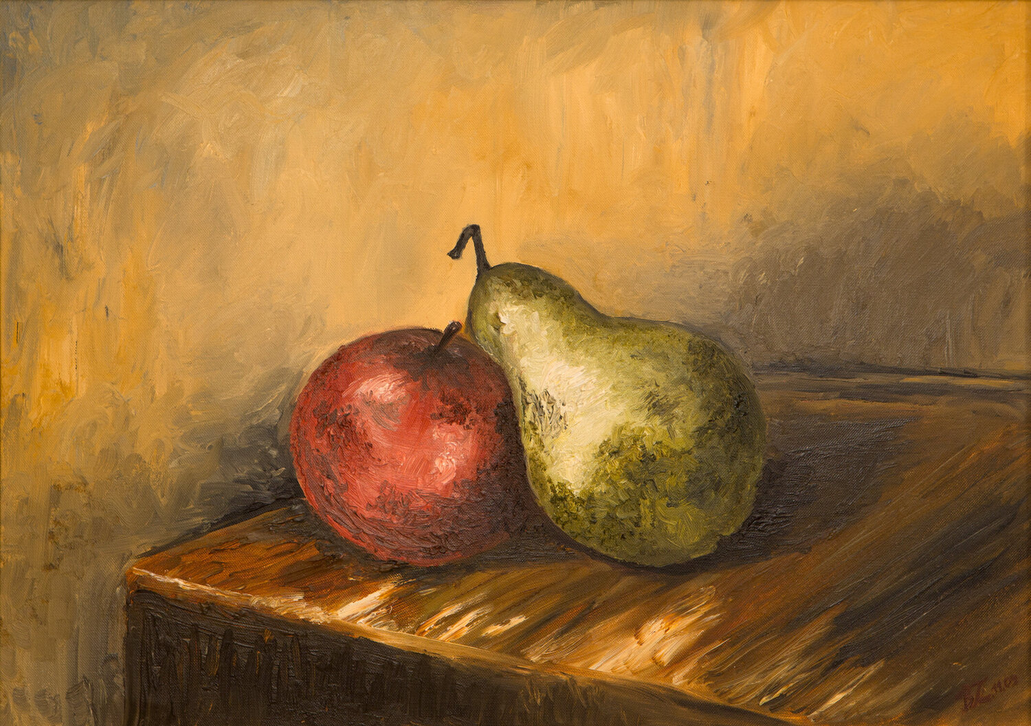 THE PEAR Beata Zdankiewicz Pintura original en venta