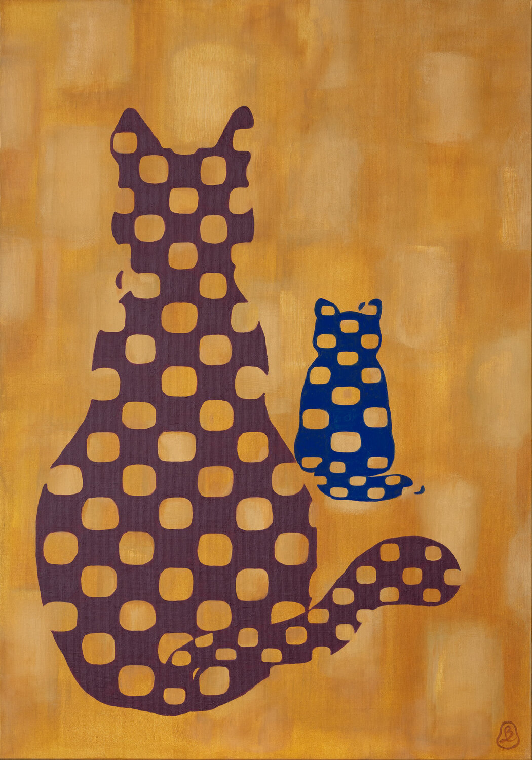 CATS Beata Zdankiewicz Original painting for sale