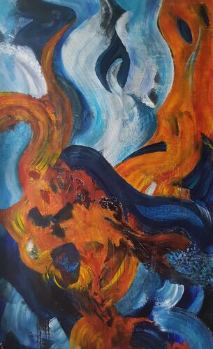 Waves by Henrik Hytteballe, Painting for Sale on Singulart