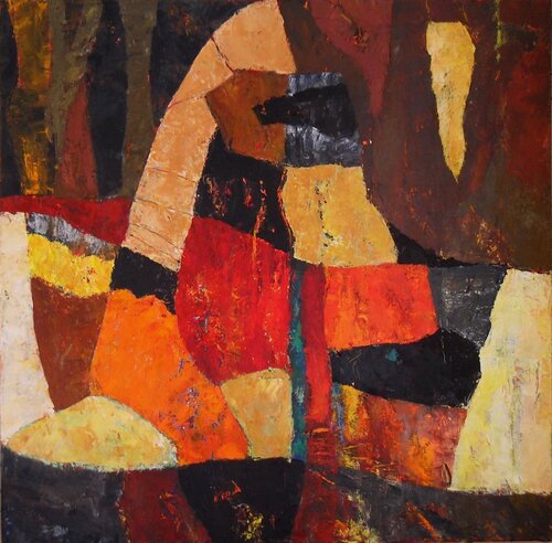 Dahab Figures van Henrik Hytteballe, Schilderij te koop op Singulart