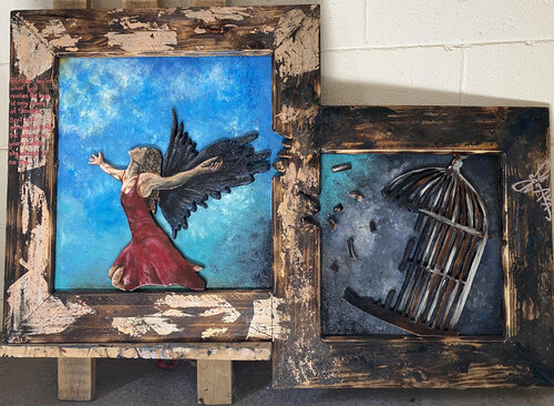 Semper Purgnare Volare - Always fight and fly by Ava Grayson, Other Media for Sale on Singulart