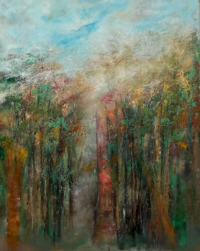CASTLE FORBES BAY, TASMANIA di Molly Duncan, Pittura in vendita su Singulart