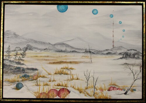 Expect Visitors - Colony by Raymond Pocquette, 絵画 for Sale on Singulart