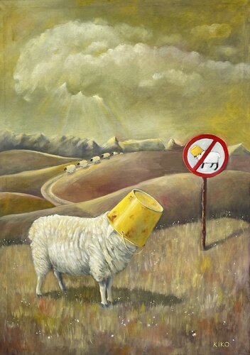 Regola infranta by Kiko Perotti, Painting for Sale on Singulart