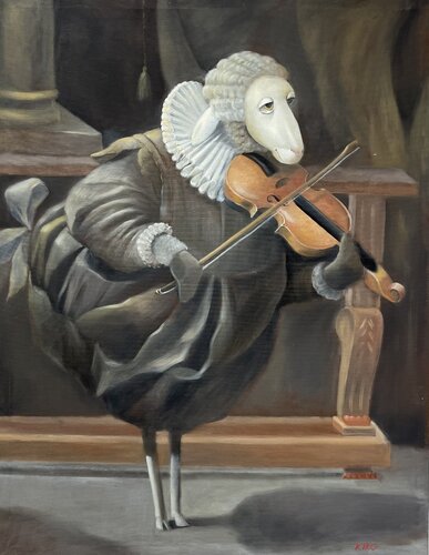 Primo violino by Kiko Perotti, Painting for Sale on Singulart