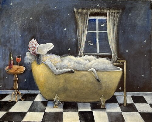 Home at last! by Kiko Perotti, Painting for Sale on Singulart
