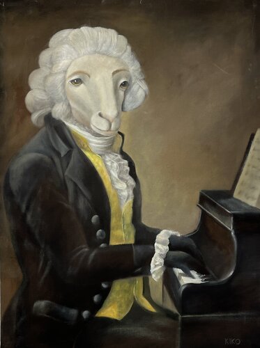 Beeeeethoven by Kiko Perotti, Painting for Sale on Singulart
