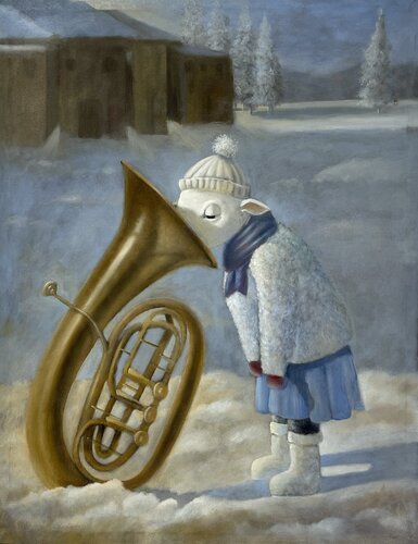 Who's there? by Kiko Perotti, Painting for Sale on Singulart