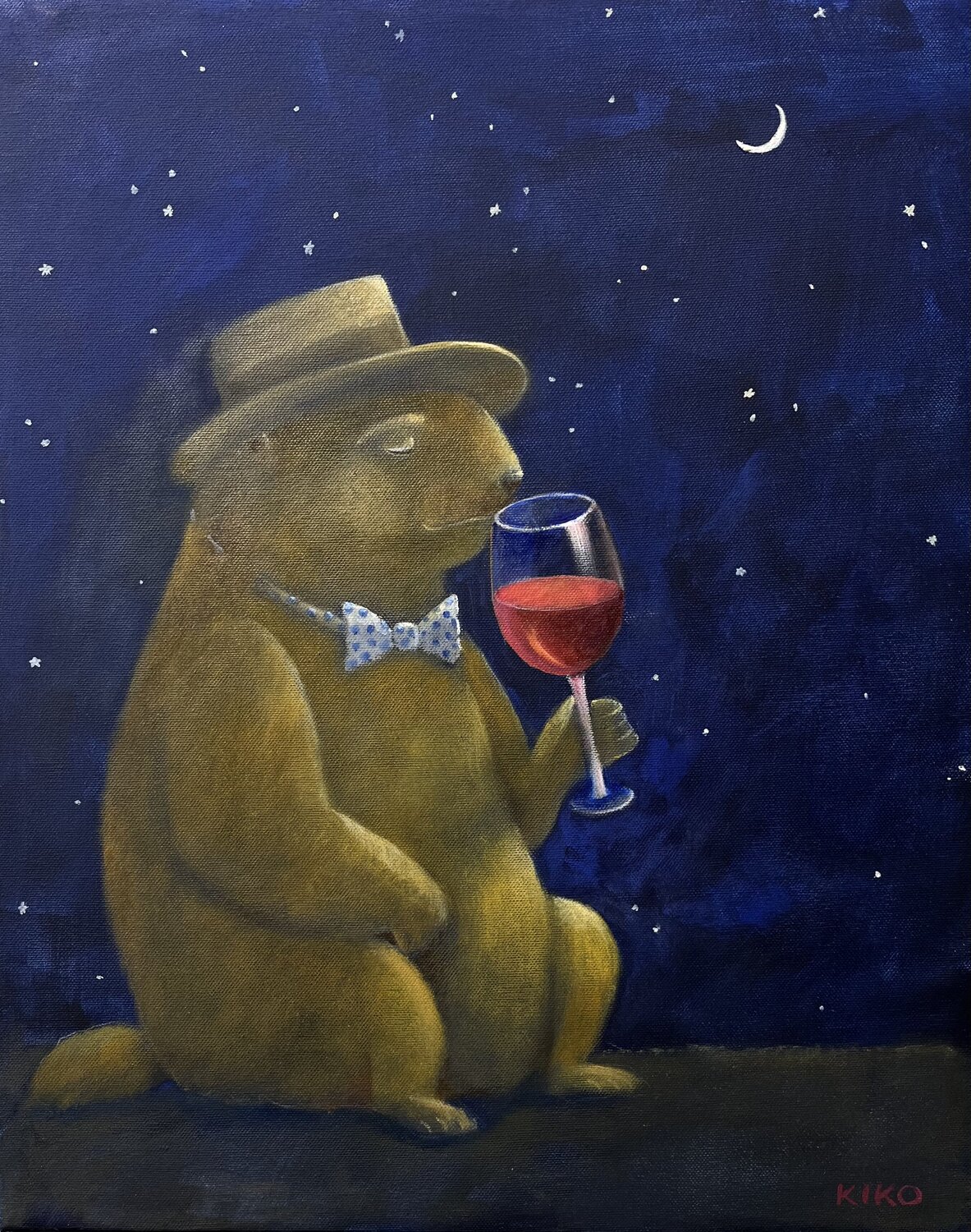 In the wee wee hours Kiko Perotti Peinture originale à vendre