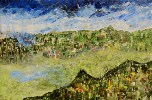 Call of the Valley by Vinay Sane, Painting for Sale on Singulart