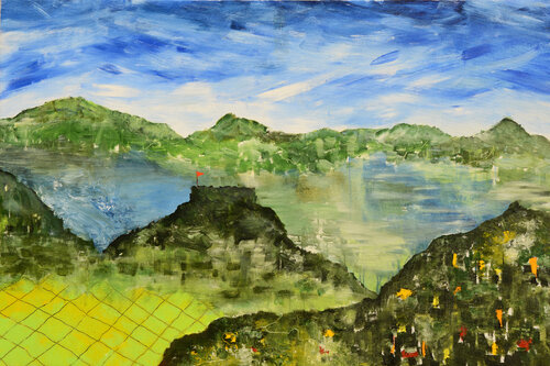 Fragrant Hills - II by Vinay Sane, Painting for Sale on Singulart
