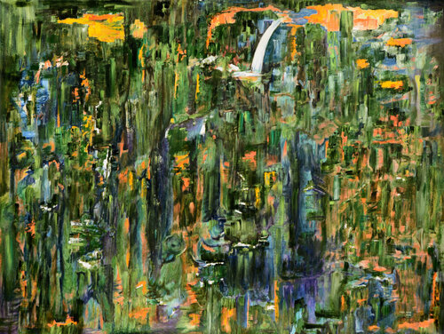 Green Labyrinth by Vinay Sane, Painting for Sale on Singulart