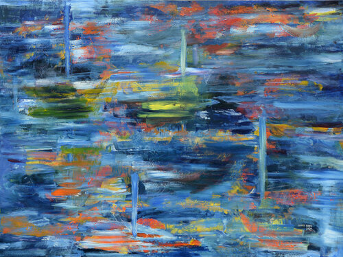 Colours of the sky by Vinay Sane, Painting for Sale on Singulart