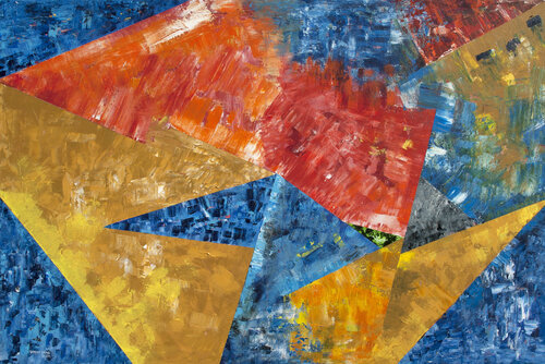 Synergies par Vinay Sane, Peinture en vente sur Singulart