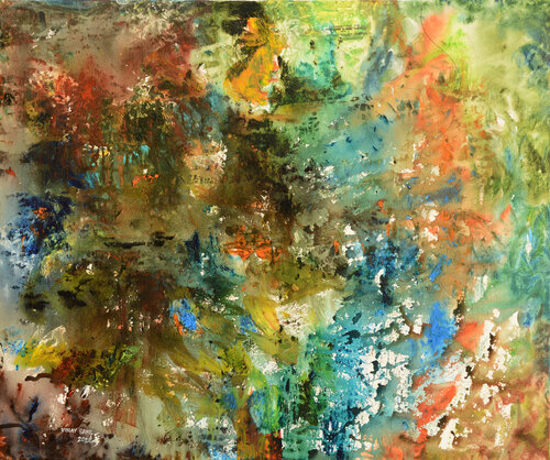 The Seamless Merger par Vinay Sane, Peinture en vente sur Singulart