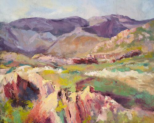 Old Dry Stone Wall par Philippa Headley, Peinture en vente sur Singulart