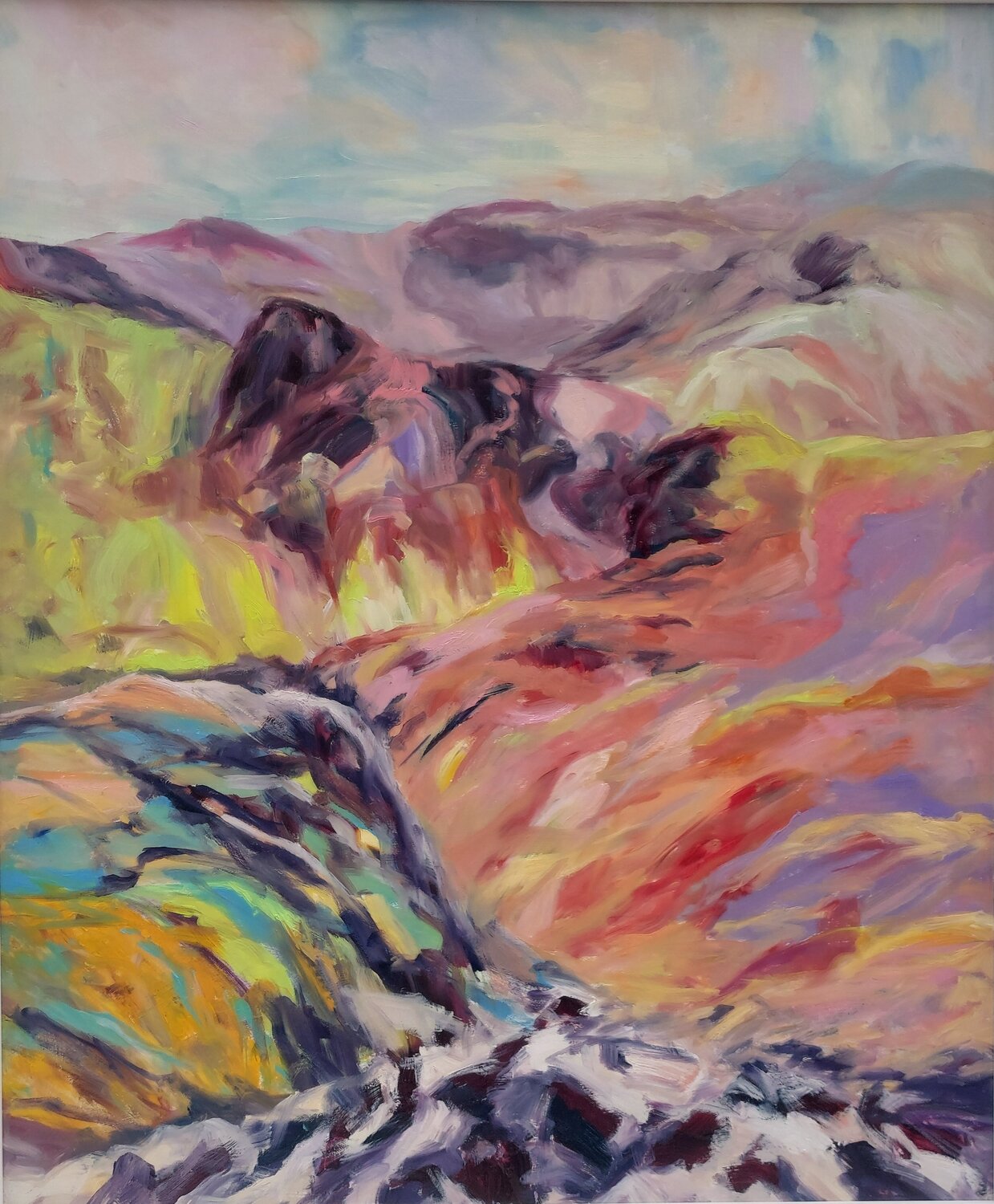 Deep Into The Valley Philippa Headley Peinture originale à vendre