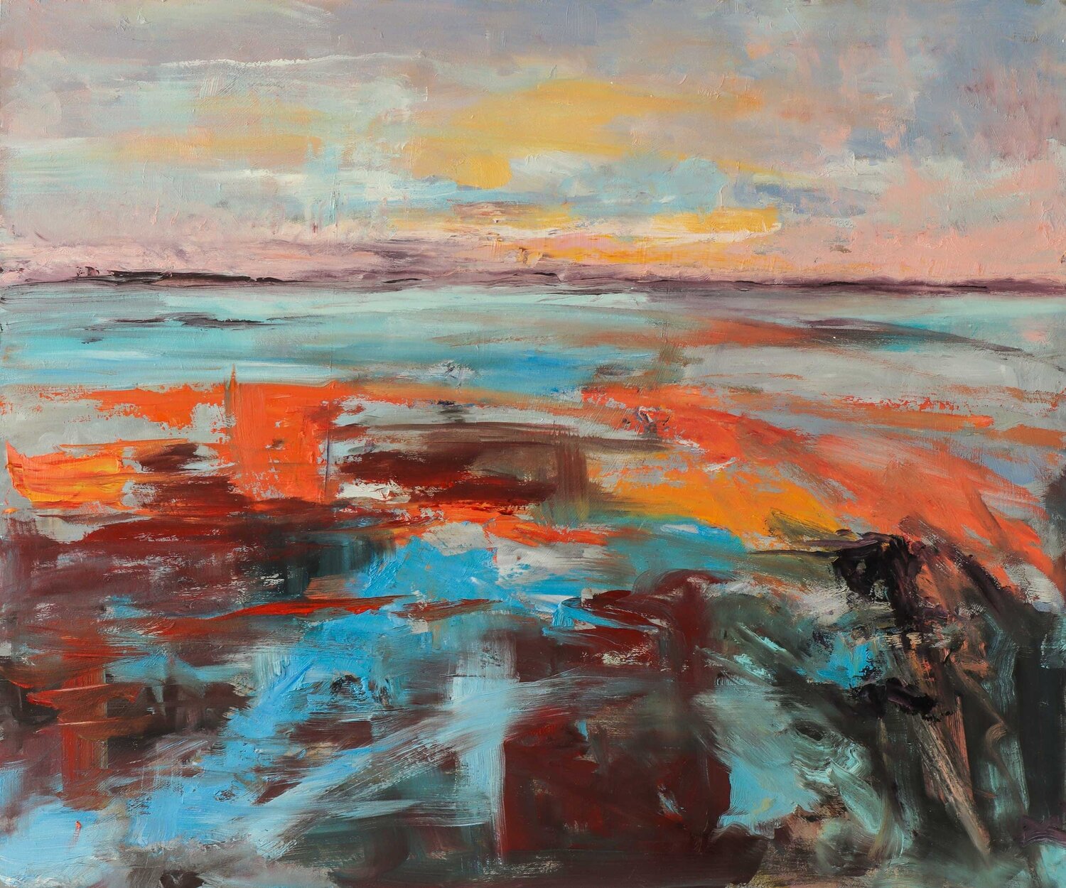 Sunset Deepens Philippa Headley Pintura original en venta