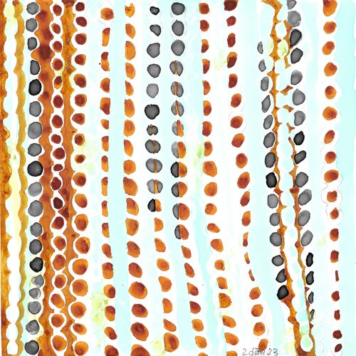 A trip through the desert Part 1 de Phoebe Lesch, Dibujo a la venta en Singulart