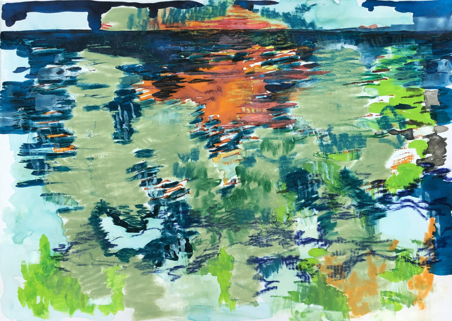 From my Nile studio Phoebe Lesch Dibujo en venta