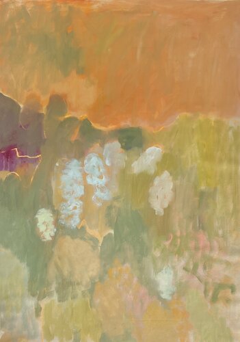 Antirhinums & Wildflowers par Caroline Hall, Peinture en vente sur Singulart