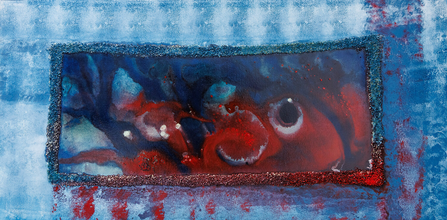 Red Danube Sanja Sarikaya Dipinto originale in vendita