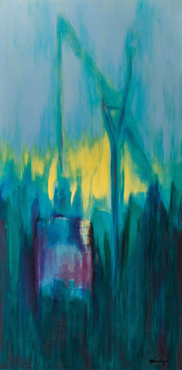 Forgotten Field Sanja Sarikaya Origineel schilderij te koop