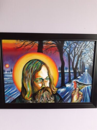 Live Little Bird( St Mungo) van Rosemary T McAuley, Schilderij te koop op Singulart