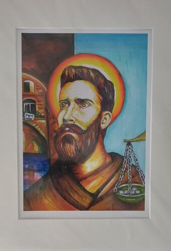 St Matthew von Rosemary T McAuley, Druck kaufen auf Singulart