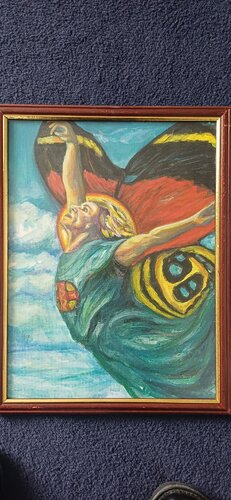St Michael von Rosemary T McAuley, Malerei kaufen auf Singulart