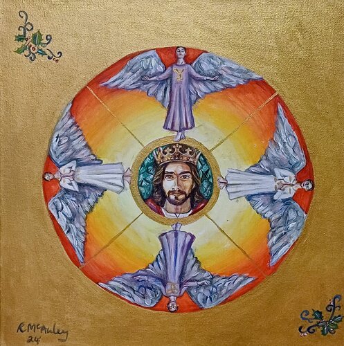 Jesus, King of the Angels by Rosemary T McAuley, Print for Sale on Singulart