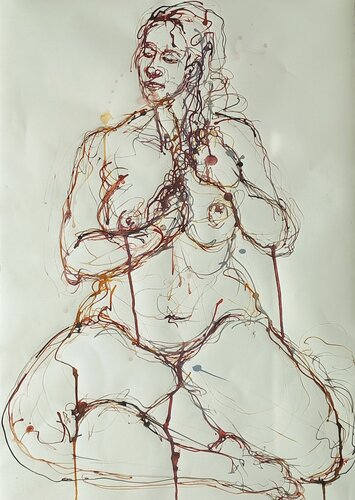 Ignacia 2 von Marie Saada, Werk auf Papier kaufen auf Singulart