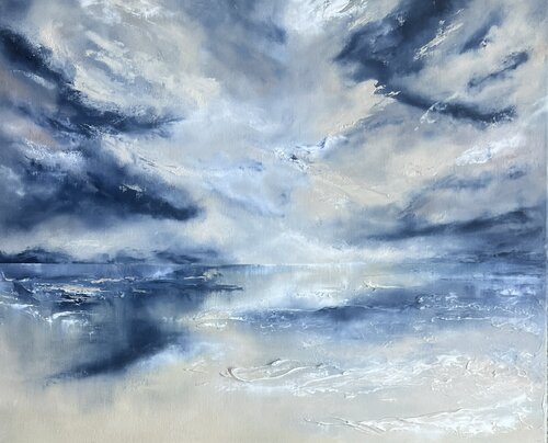 Sky Fall di Laura Longhurst, Pittura in vendita su Singulart