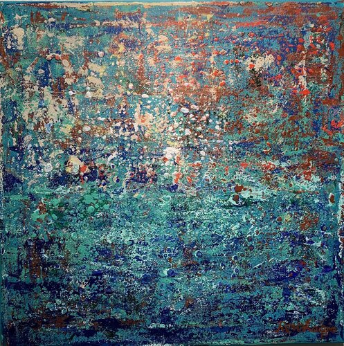 Vague turquoise by Revelazio, Painting for Sale on Singulart