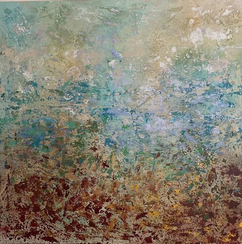 Géraniums en Normandie by Revelazio, 絵画 for Sale on Singulart