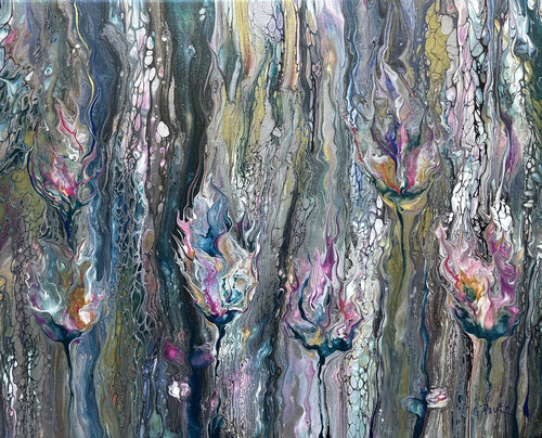 Floral Fantasy by Gay Pautz, Painting for Sale on Singulart