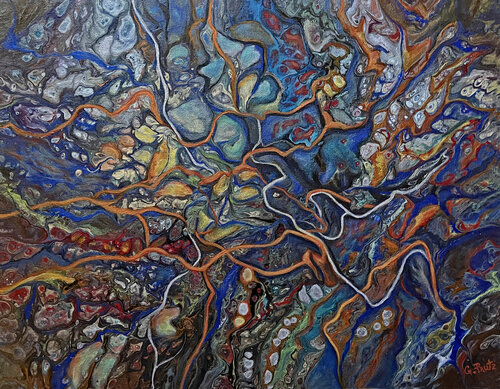 Converging Lines de Gay Pautz, Pintura a la venta en Singulart