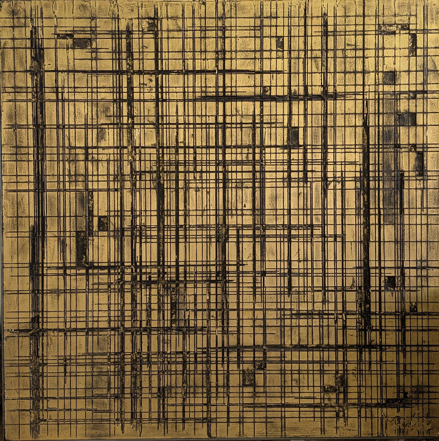Gold Factory Arthur Reuleaux Original painting for sale