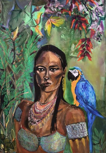 Symbiosis par Ines Duarte, Peinture en vente sur Singulart