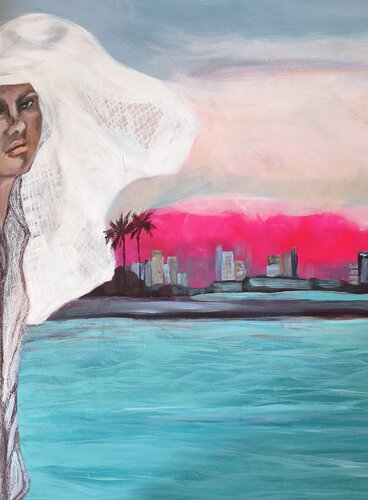 The Magic City by Ines Duarte, Painting for Sale on Singulart