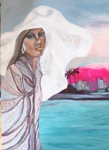 The Magic City by Ines Duarte, Painting for Sale on Singulart
