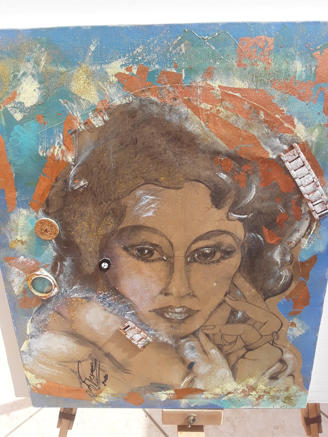 Ava Gardner, il mio modo di vederla Cettina Pagano Originalgemälde zu verkaufen
