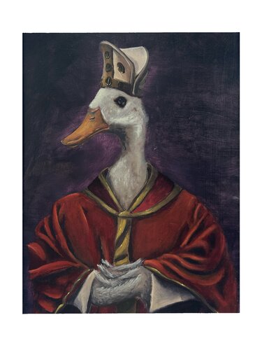 Pope Donald van Jens Eike Krüger, Schilderij te koop op Singulart