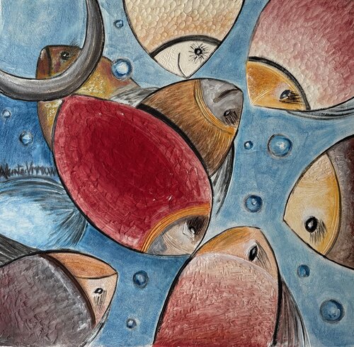 Dialoghi sommersi by Alceste Venneri, 絵画 for Sale on Singulart