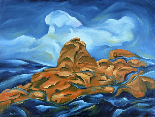 Headland In Motion by Don Van Amerongen, Painting for Sale on Singulart